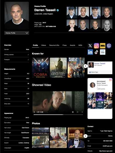 vShowcard example